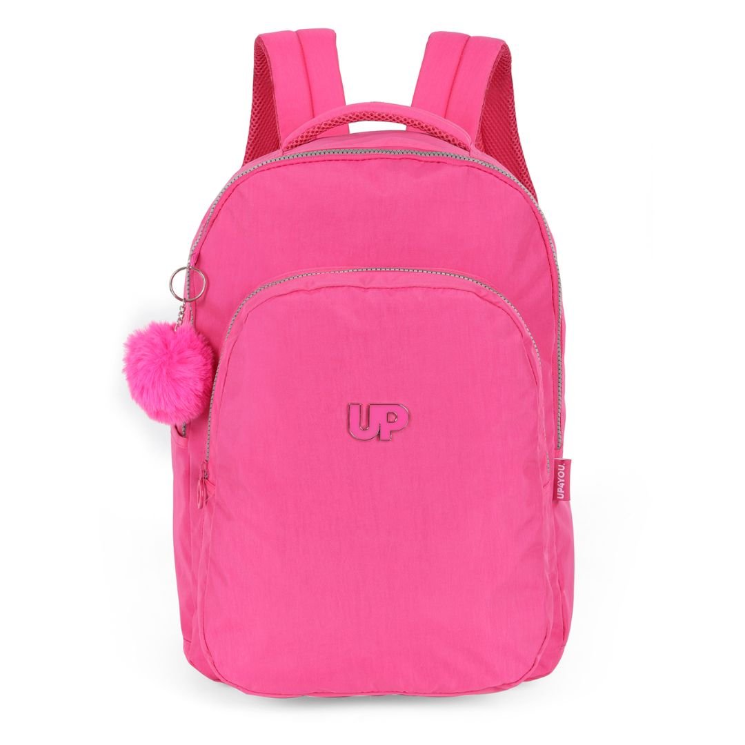 Mochila Costas Escolar Juvenil Crinkle Up4you Porta Notebook