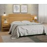 Cabeceira Queen para Box 158cm 100% Mdf Ripada e com 02 Mesas de Cabeceira Dallas Espresso Móveis - 1