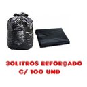 Ver imagem 1 de Saco de Lixo 30l Preto Reforçado 100 Unidades Fabricante Cor:preto