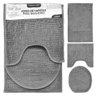 Jogo de Tapete para Banheiro de Microfibra Antiderrapante Soft Ball Short 3 Peças - Rio Home - 5