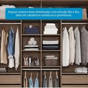 Ver imagem 7 de Guarda Roupa Casal com Espelho 2 Portas de Correr 4 Gavetas Mdf Camilla Espresso Móveis