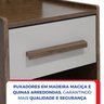 Cabeceira Queen para Box 158cm 100% Mdf Ripada e com 02 Mesas de Cabeceira Dallas Espresso Móveis - 9