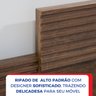 Cabeceira Queen para Box 158cm 100% Mdf Ripada e com 02 Mesas de Cabeceira Dallas Espresso Móveis - 8