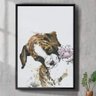 Quadro Decorativo Pintura Cachorrinho-24x34Cm - 1