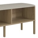 Ver imagem 7 de Banco Sapateira Estofada para Quarto Pés Madeira Arlo A10 Hanover - Mpozenato