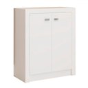 Ver imagem 3 de Armário para Escritório Eva 2 Portas Baixo Branco - Panorama Móveis