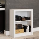 Ver imagem 2 de Armário para Escritório Eva 2 Portas Baixo Branco - Panorama Móveis