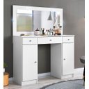 Ver imagem 1 de Penteadeira Camarim 5950 03 Gavetas 02 Portas Carisma Branco Demóbile