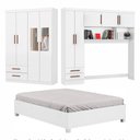 Ver imagem 2 de Guarda-roupa Casal Modulado 5 Portas com Cama Hercules 4 Portas 4 Gavetas com Espelho