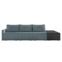 Ver imagem 6 de Sofá Ilha 3 Lugares Living 312cm Modulado Sala Lary Bouclê/pu Pto K01 - D'Rossi
