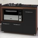 Ver imagem 2 de Balcao para Cooktop 4 Bocas 114cm 9470 Savana Preto Mobbs