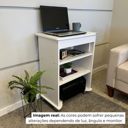 Mesa para Notebook com Rodinhas e Tampo Portátil - 8