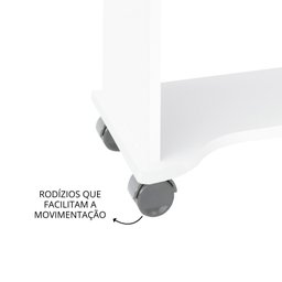 Mesa para Notebook com Rodinhas e Tampo Portátil - 7