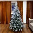 Ver imagem 2 de Árvore de Natal Nevada Luxo C/ Pinhas 1,80m 694 Galhos