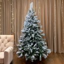 Ver imagem 3 de Árvore de Natal Nevada Luxo C/ Pinhas 1,80m 694 Galhos