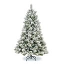 Ver imagem 1 de Árvore de Natal Nevada Luxo C/ Pinhas 1,80m 694 Galhos