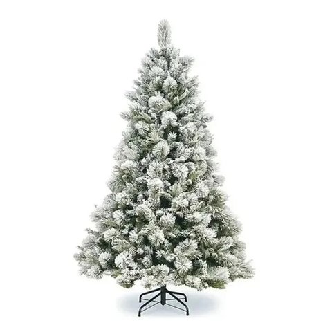 Árvore de Natal Nevada Luxo C/ Pinhas 1,80m 694 Galhos