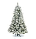 Ver imagem 1 de Árvore de Natal Nevada Luxo C/ Pinhas 1,80m 694 Galhos