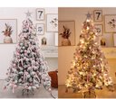 Ver mais imagens de Árvore de Natal Nevada Luxo C/ Pinhas 1,80m 694 Galhos