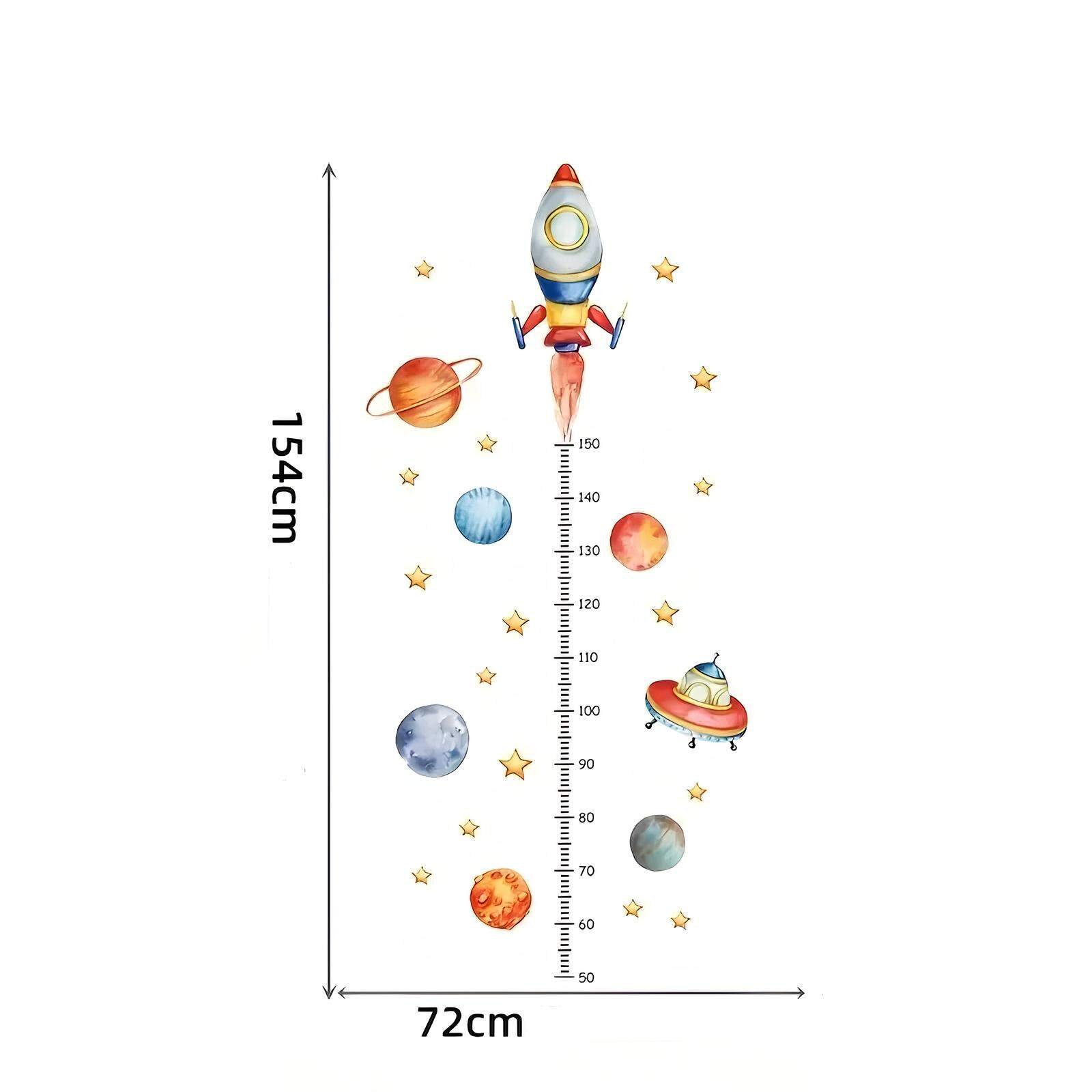 Adesivo Régua de Crescimento Astronauta - 2