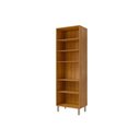 Ver imagem 3 de Cristaleira Cozinha Mgm Celeste C/ 4 Portas C/ Vidro 70cm Cinamomo/titanium
