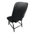 Ver imagem 2 de Cadeira Reforçada para Obeso Cadeirão Fixo Maxx Suporta até 180 Kg Estofada Tecido Js Preto