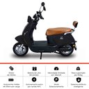 Ver imagem 7 de Scooter Elétrica - Pam18 1000w 60v Lithium - Preta - Plug And Move