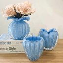 Ver imagem 2 de Cachepot Decoração em Murano Azul Bebê Nino P