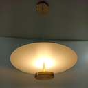 Ver imagem 5 de Pendente Led Slice Redondo 3000k 24w Branco e Dourado Spotline