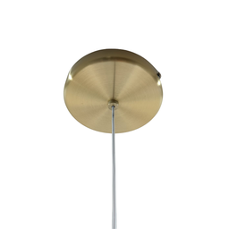 Pendente Led Slice Redondo 3000k 24w Branco e Dourado Spotline - 7