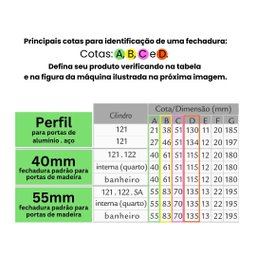 Fechadura Haga - Nano - Roseta 527 - Interna - 21349b - 3
