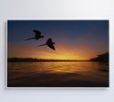 Ver imagem 6 de Quadro por do Sol no Pantanal Decor&quadros Nat135 90x60 Cm Tecido Canvas