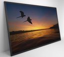 Ver imagem 2 de Quadro por do Sol no Pantanal Decor&quadros Nat135 90x60 Cm Tecido Canvas