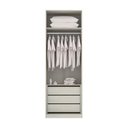 Ver imagem 3 de Guarda Roupa 2 Portas 80cm Legno Crema