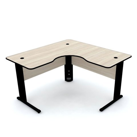 MESA EM L P/ ESCRITÓRIO 140X140 PANDIN MAXXI - NOGUEIRA/PRETO ETP1414