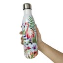 Ver imagem 6 de Garrafa Termica Estampada Flores Flamingo 500ml Inox Floral Florido Conserva Agua Gelada Suco Cha Ac