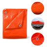Lona Plástica Impermeável Laranja 5 X 3 Metros 70gsm 100 Micras com Ilhós Reforçados - 1