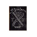 Ver imagem 3 de Kit com 2 Placas MDF Barbearia Decoração Vintage Tam A4 BR22