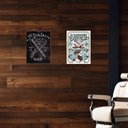 Ver imagem 2 de Kit com 2 Placas MDF Barbearia Decoração Vintage Tam A4 BR22