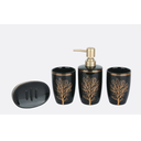 Ver imagem 2 de Conjunto 4 Pçs para Banheiro Lavabo Luxuoso Premuim Moderno