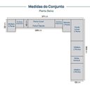 Ver imagem 5 de Guarda Roupa Planejado Canto Linear 12 Portas 9 Peças Samambaia CabeCasa MadeiraOriginals Off White