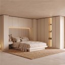 Ver imagem 1 de Guarda Roupa Planejado Canto Linear 12 Portas 9 Peças Samambaia CabeCasa MadeiraOriginals Off White