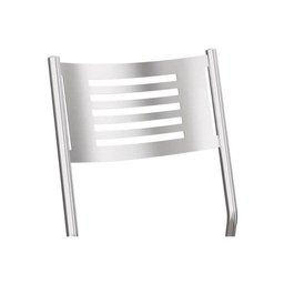 Conjunto: Mesa de Cozinha Reno c/ Tampo Vidro 90cm + 4 Cadeiras Nápoles Cromada/Branco - Kappesberg - 3