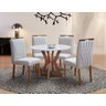 Sala de Jantar Maciça 4 Cadeiras 1x1 Ibiza Art Salas - 1