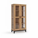 Ver imagem 2 de Cristaleira para Sala de Jantar 02 Portas Nature