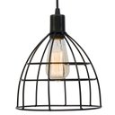 Ver imagem 2 de Kit 3 Pendente Aramado Poptem Veneza Taça preto luminária metal lustre 22 cm sala