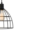 Ver imagem 3 de Kit 3 Pendente Aramado Poptem Veneza Taça preto luminária metal lustre 22 cm sala