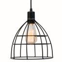 Ver imagem 5 de Kit 3 Pendente Aramado Poptem Veneza Taça preto luminária metal lustre 22 cm sala