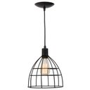 Ver imagem 1 de Kit 3 Pendente Aramado Poptem Veneza Taça preto luminária metal lustre 22 cm sala