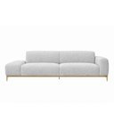 Ver imagem 5 de Sofá Unne 3 Lugares 230cm Terminal Direito Boucle Cinza - Sallar Home